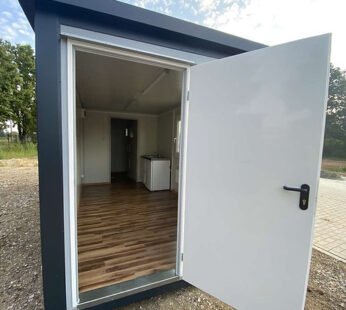 Contenedor 6×2,40m + WC, ducha y cocina