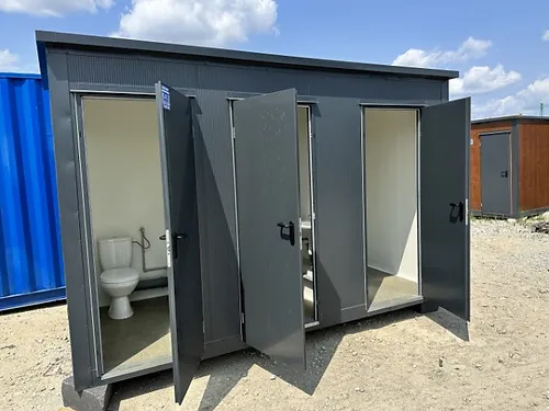 Contenedor Sanitario con 3 Cabinas - Imagen 4