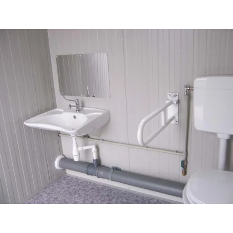 Módulo Sanitario PMR nuevo con WC PMR y Lavabo PMR - Imagen 11