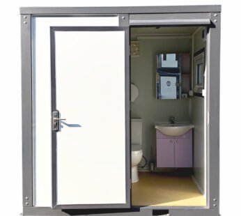 Sanitario Portátil con Cortina de Ducha