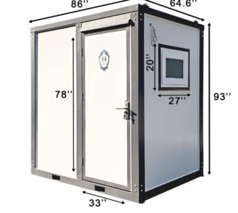 Inodoro Portátil con Cortina de Ducha